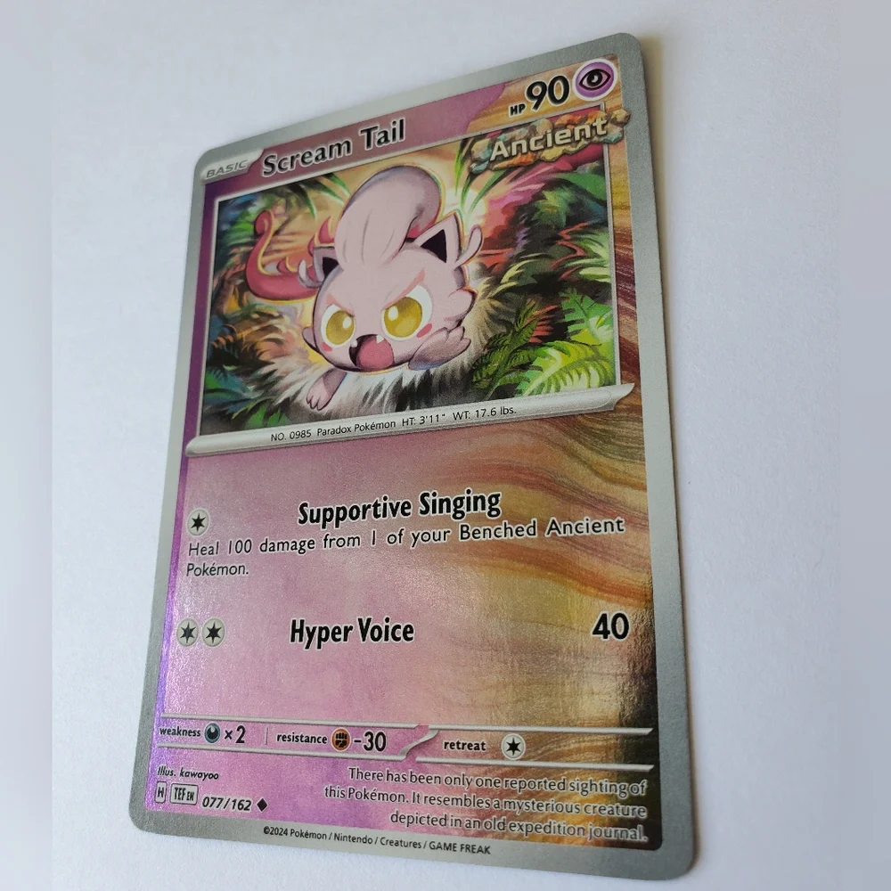 Scream Tail 77/162 | Temporal Forces | Reverse Holo Uncommon | NM Pokemon TCG